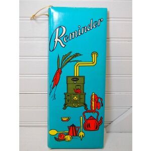 Vintage Reminder book Memorette Grocery‎ Shopping List Planner To-Dos MCM